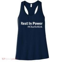 Charlie Kirk Rest In Power Women's Tank Top thumb 0