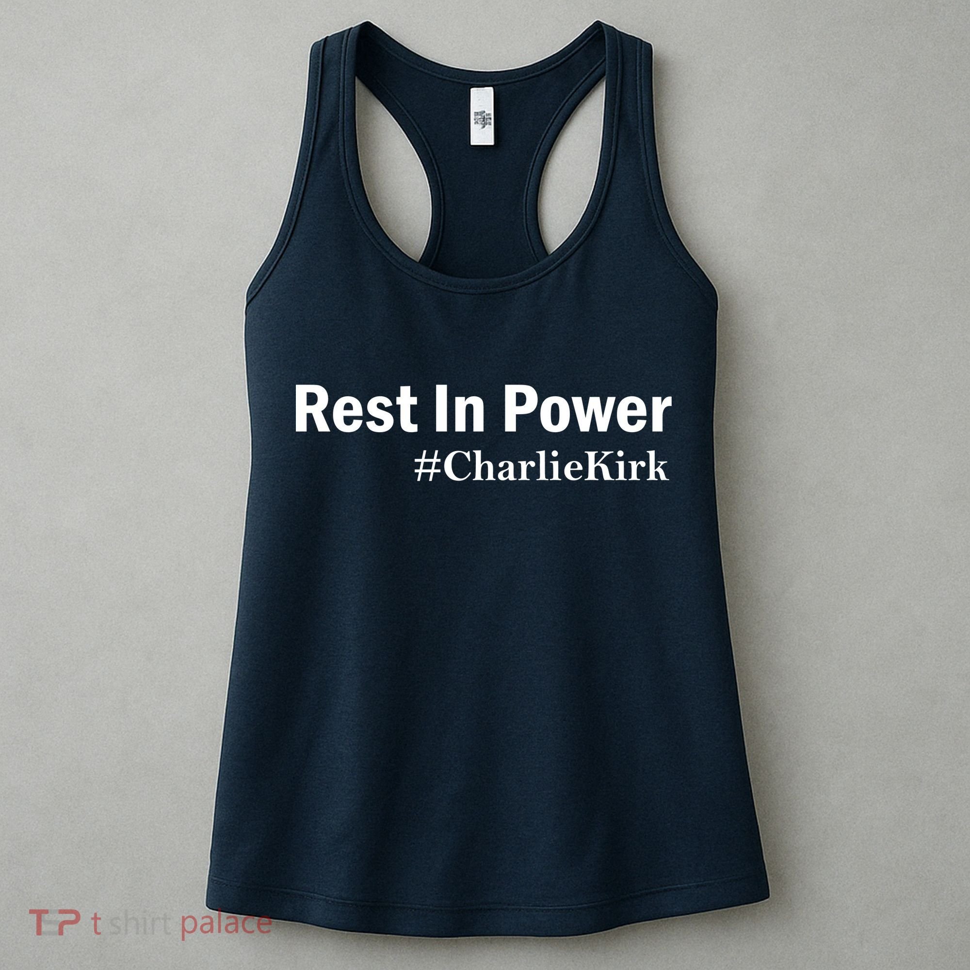 Charlie Kirk Rest In Power Women's Tank Top