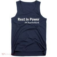 Charlie Kirk Rest In Power Tank Top thumb 0