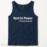 Charlie Kirk Rest In Power Tank Top thumb 2
