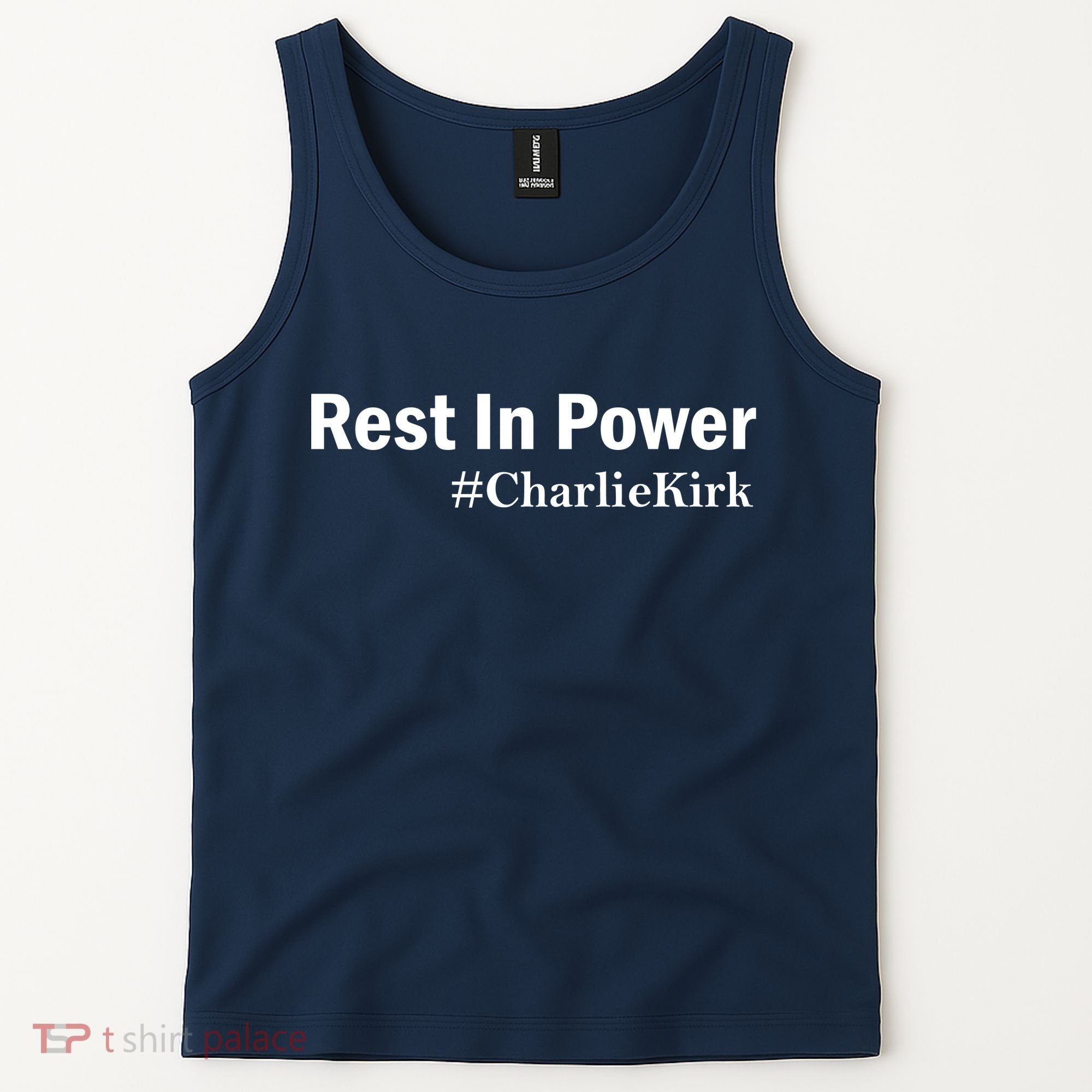 Charlie Kirk Rest In Power Tank Top