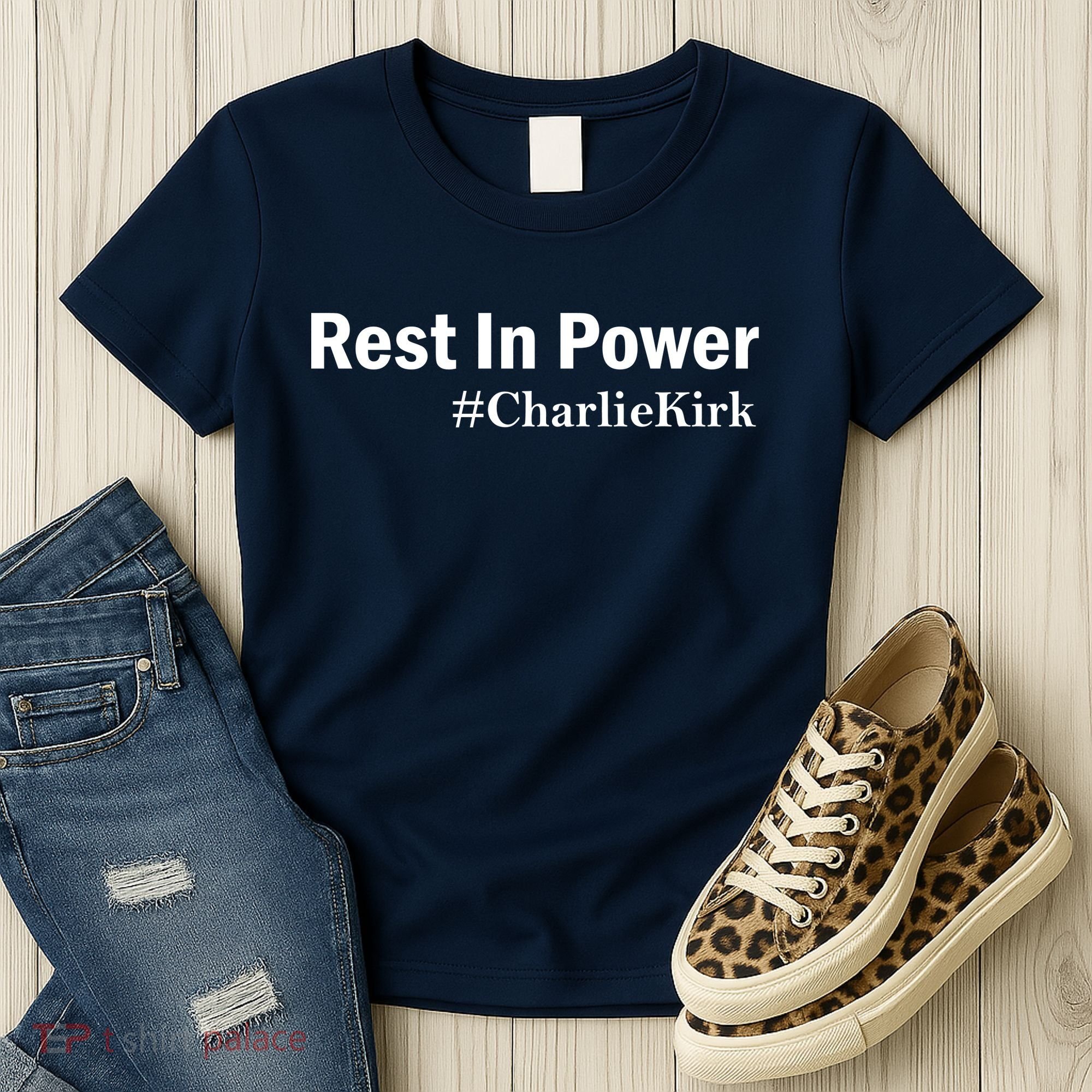 Charlie Kirk Rest In Power Women's T-Shirt
