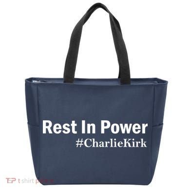 Charlie Kirk Rest In Power Tote Bag