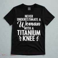 Cool Knee Surgery For Women Girls Titanium Knee Replacement T-Shirt thumb 5