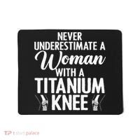 Cool Knee Surgery For Women Girls Titanium Knee Replacement Mousepad thumb 0