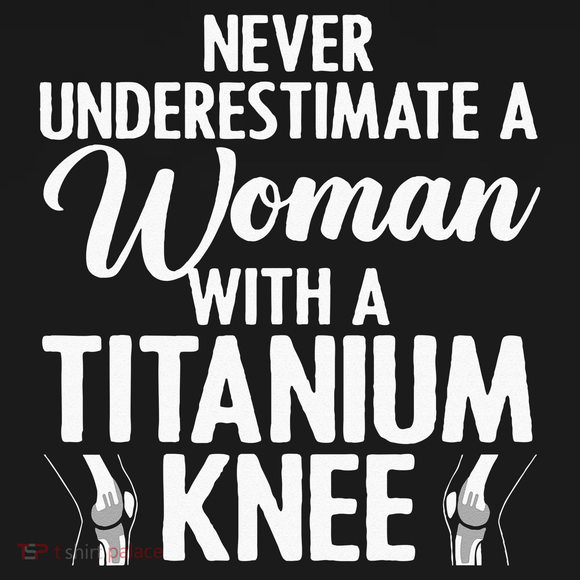 Cool Knee Surgery For Women Girls Titanium Knee Replacement Women's Tank Top