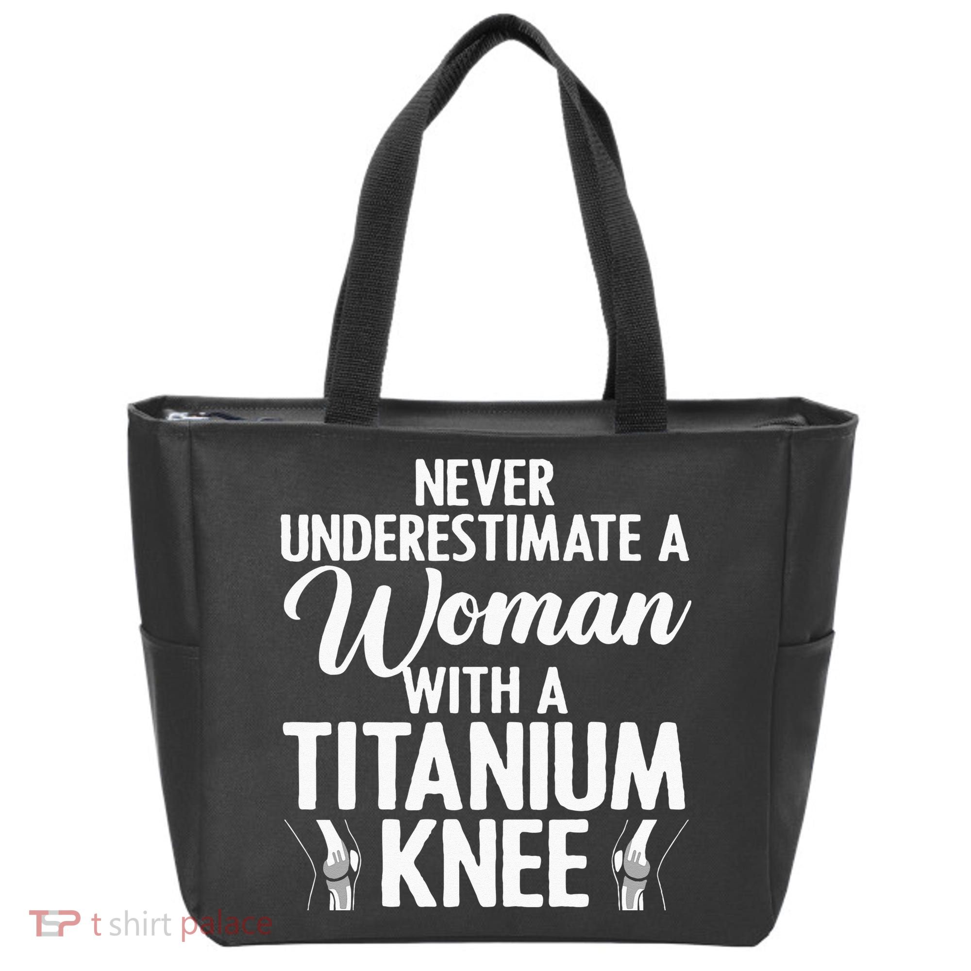 Cool Knee Surgery For Women Girls Titanium Knee Replacement Tote Bag