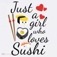 Cute Kawaii Sushi Just A Girl Who Loves Sushi Gift Women's Tank Top thumb 5