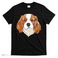 Cavalier King Spaniel Colorful Dog T-Shirt thumb 0
