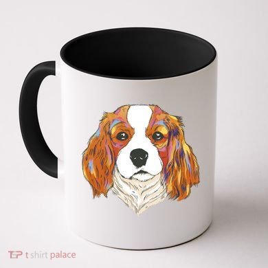 Cavalier King Spaniel Colorful Dog Coffee Mug