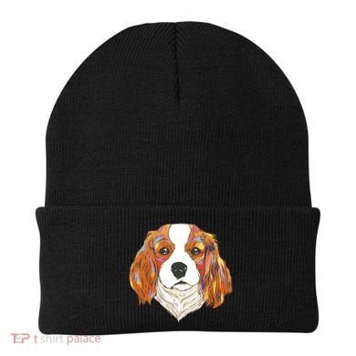 Cavalier King Spaniel Colorful Dog Beanie