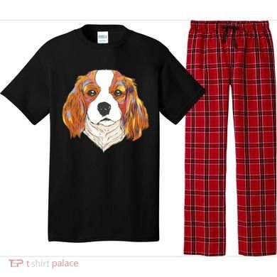Cavalier King Spaniel Colorful Dog Pajama Set