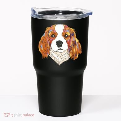 Cavalier King Spaniel Colorful Dog Tumbler