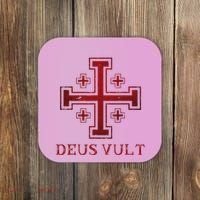 Catholic Knight Templar Crusader Cross Coaster thumb 0