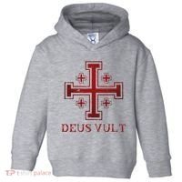 Catholic Knight Templar Crusader Cross Toddler Hoodie thumb 0