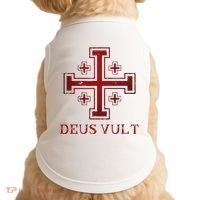 Catholic Knight Templar Crusader Cross Doggie Tank thumb 0