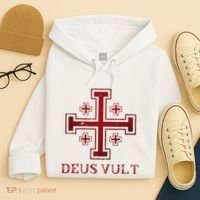Catholic Knight Templar Crusader Cross Hoodie thumb 4