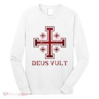 Catholic Knight Templar Crusader Cross Long Sleeve Shirt thumb 0