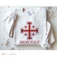 Catholic Knight Templar Crusader Cross Sweatshirt thumb 2
