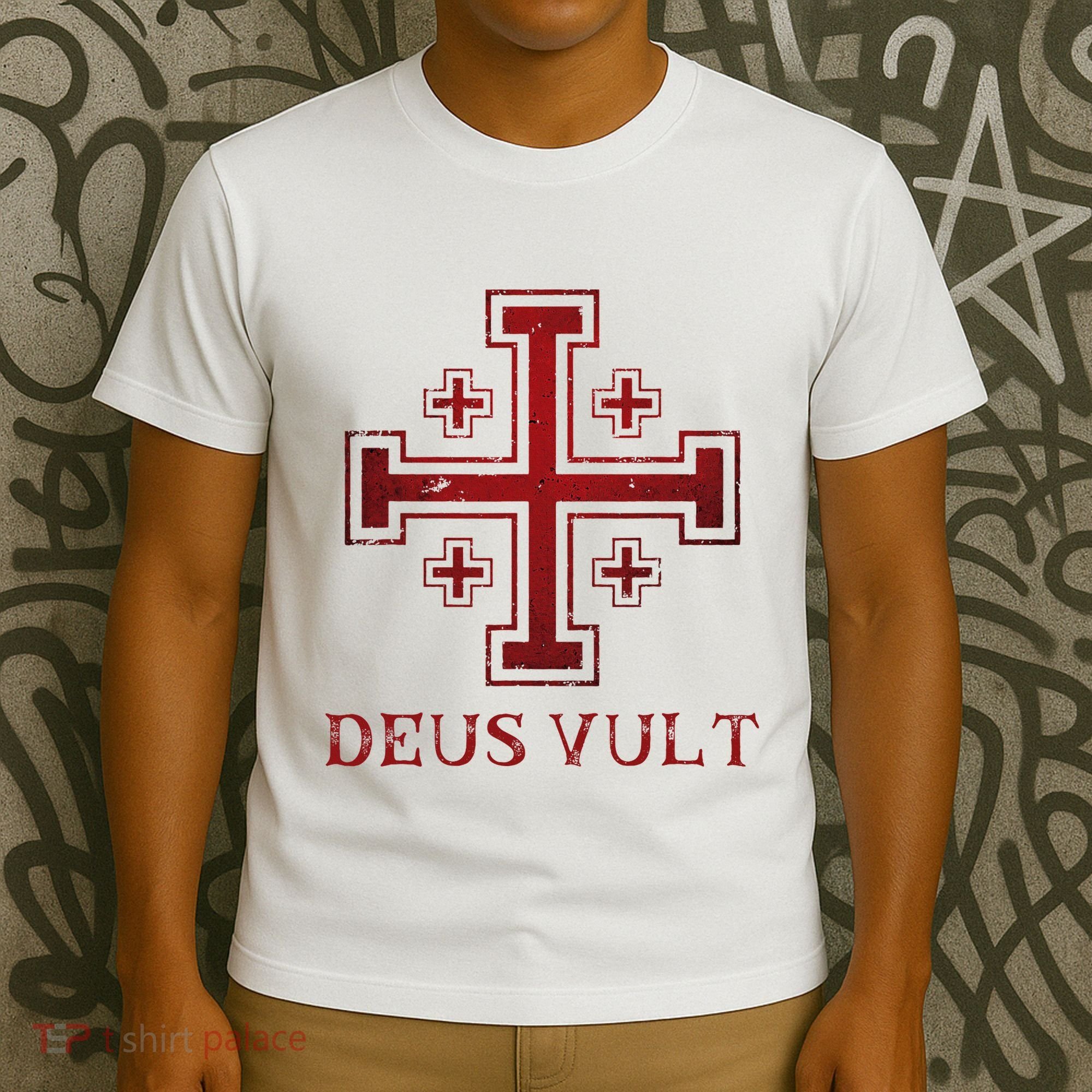 Catholic Knight Templar Crusader Cross T-Shirt
