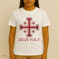 Catholic Knight Templar Crusader Cross T-Shirt thumb 4