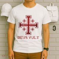 Catholic Knight Templar Crusader Cross T-Shirt thumb 6