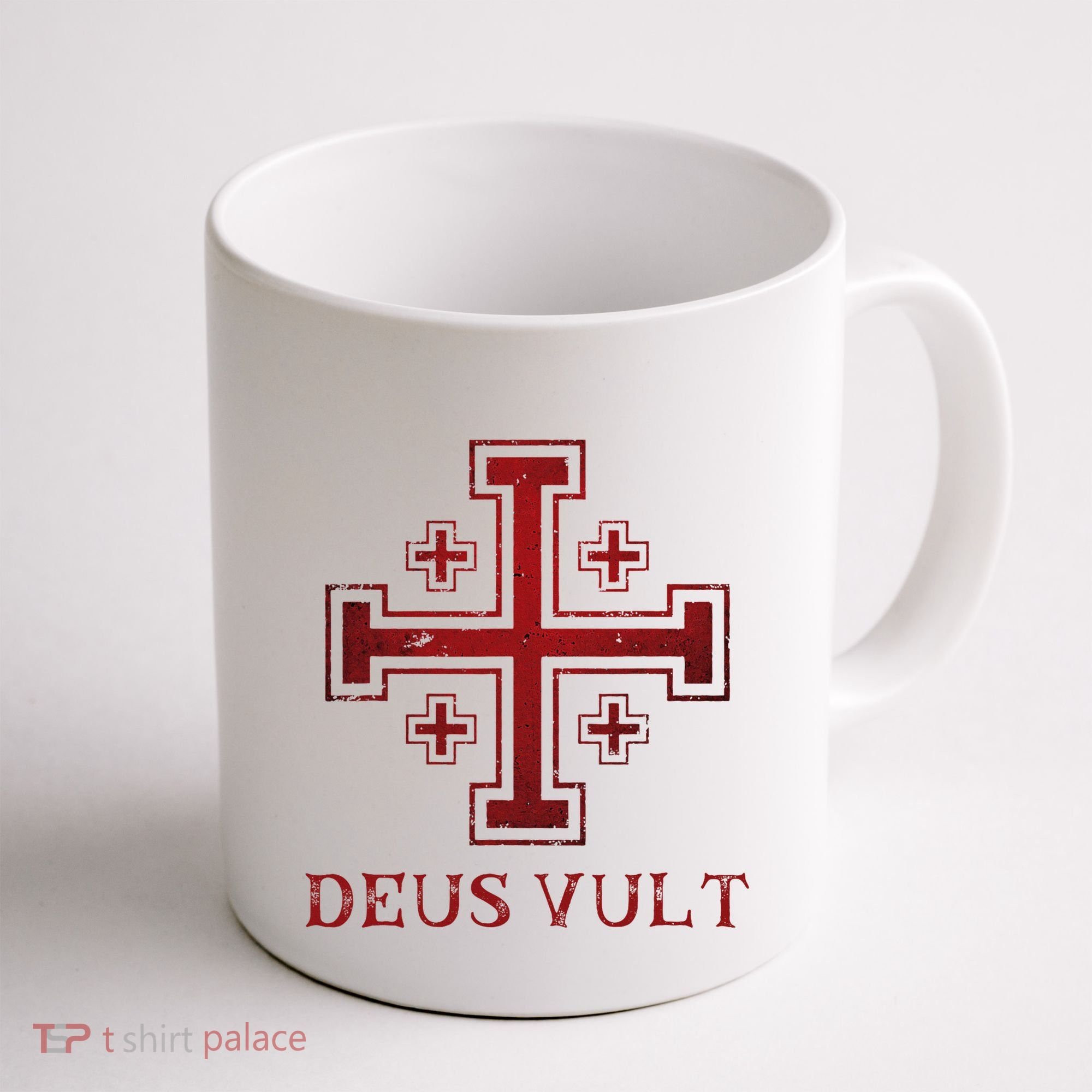 Catholic Knight Templar Crusader Cross Coffee Mug
