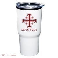 Catholic Knight Templar Crusader Cross Tumbler thumb 0