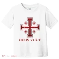 Catholic Knight Templar Crusader Cross Toddler T-Shirt thumb 0
