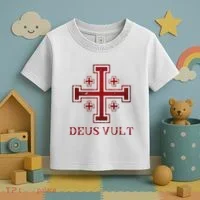 Catholic Knight Templar Crusader Cross Toddler T-Shirt thumb 3