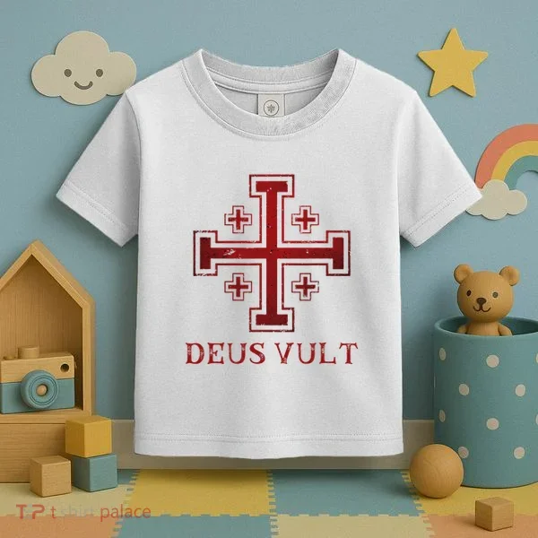 Catholic Knight Templar Crusader Cross Toddler T-Shirt