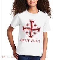 Catholic Knight Templar Crusader Cross Kids T-Shirt thumb 2