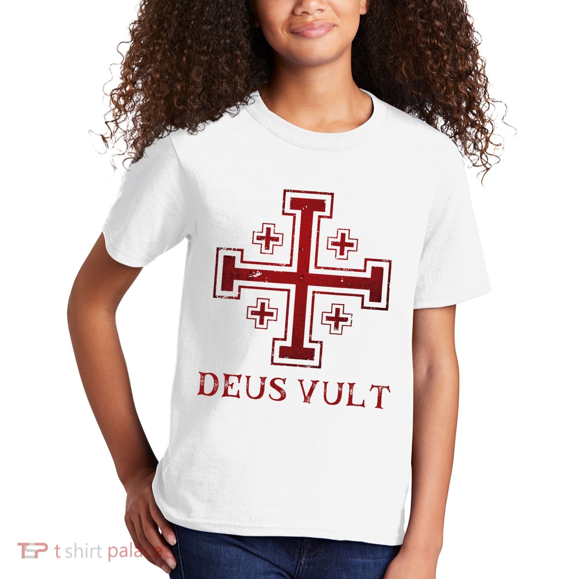 Catholic Knight Templar Crusader Cross Kids T-Shirt