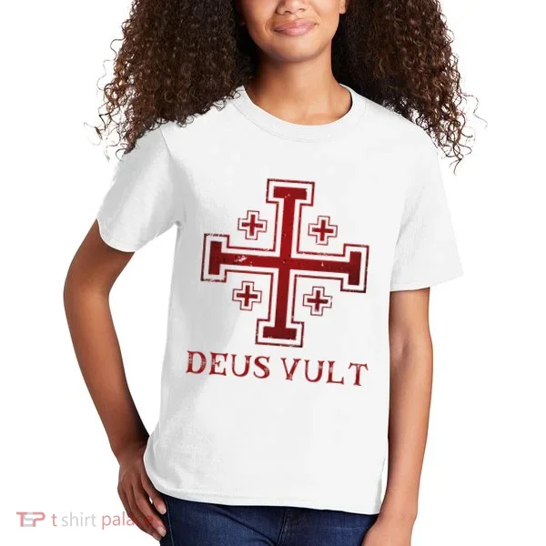 Catholic Knight Templar Crusader Cross Kids T-Shirt