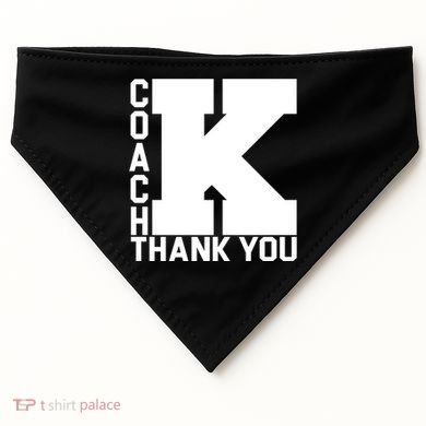 Coach K Thank You USA-Made Doggie Bandana