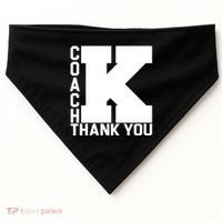 Coach K Thank You USA-Made Doggie Bandana thumb 0