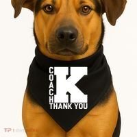 Coach K Thank You USA-Made Doggie Bandana thumb 1