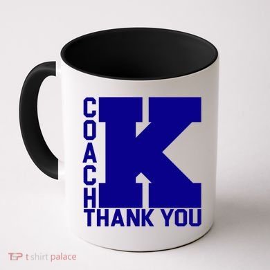 Coach K Thank You Coffee Mug