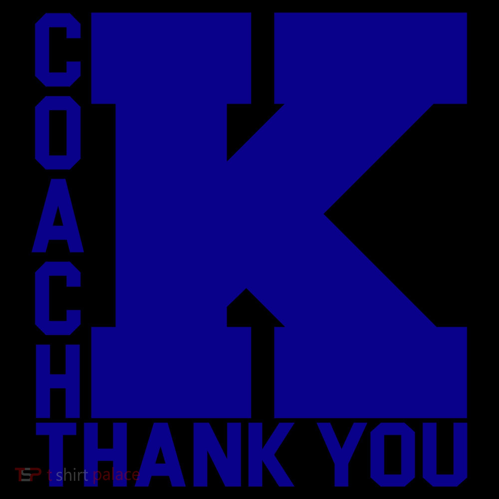 Coach K Thank You Coffee Mug