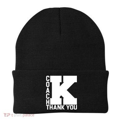Coach K Thank You Beanie