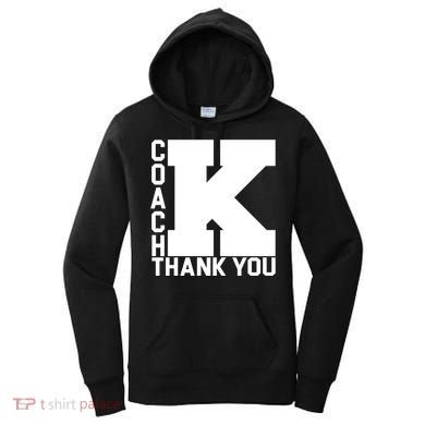 Coach K Thank You Women's Hoodie