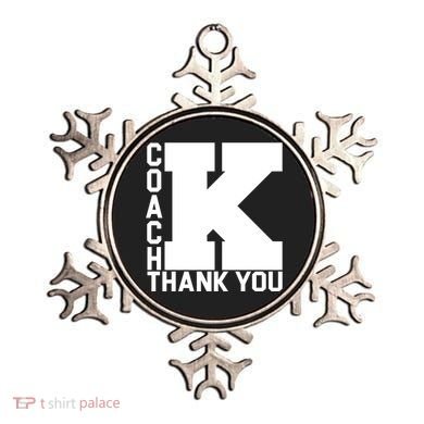 Coach K Thank You Ornament