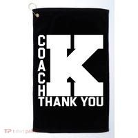 Coach K Thank You Golf Towel thumb 0
