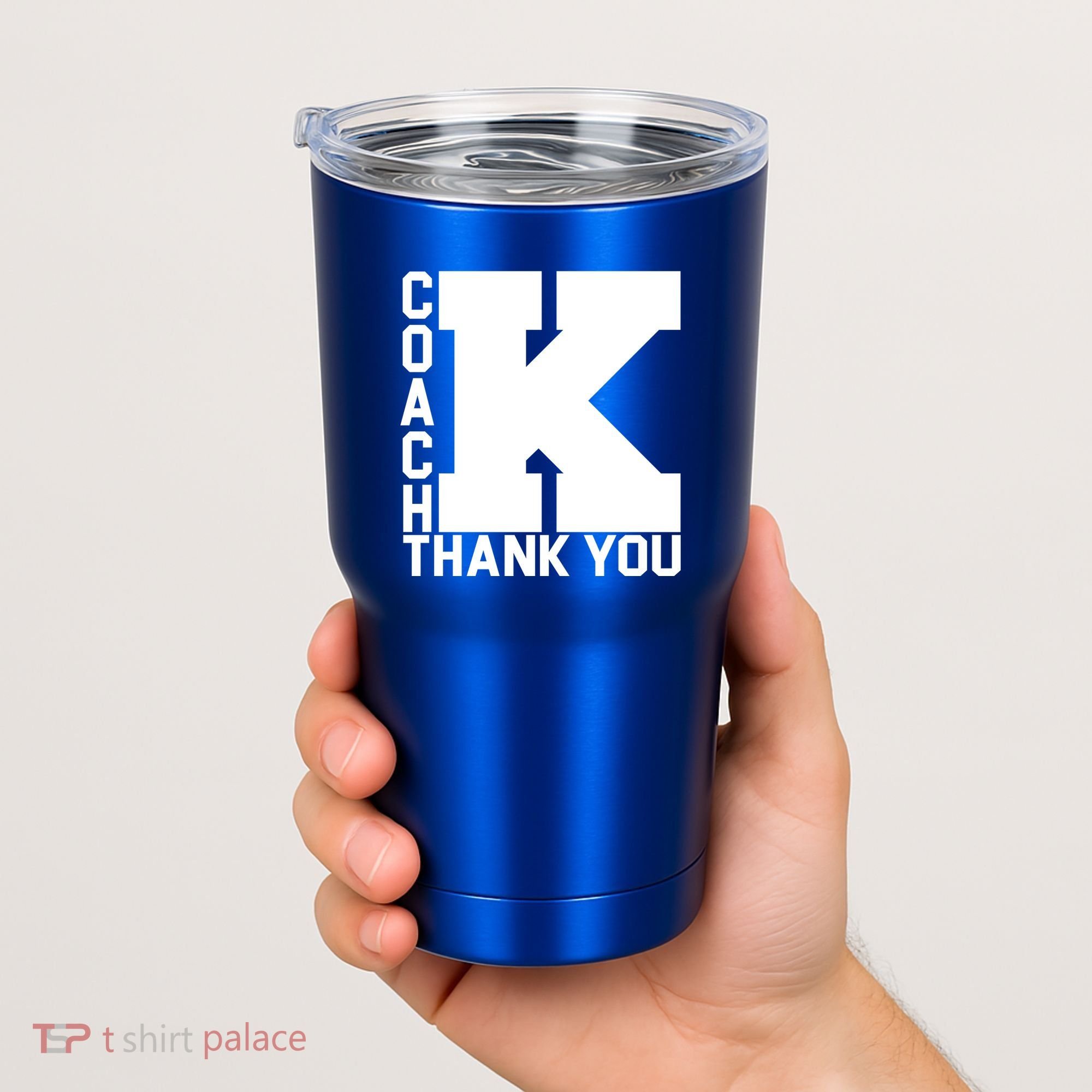 Coach K Thank You Tumbler