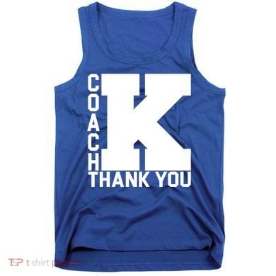 Coach K Thank You Tank Top