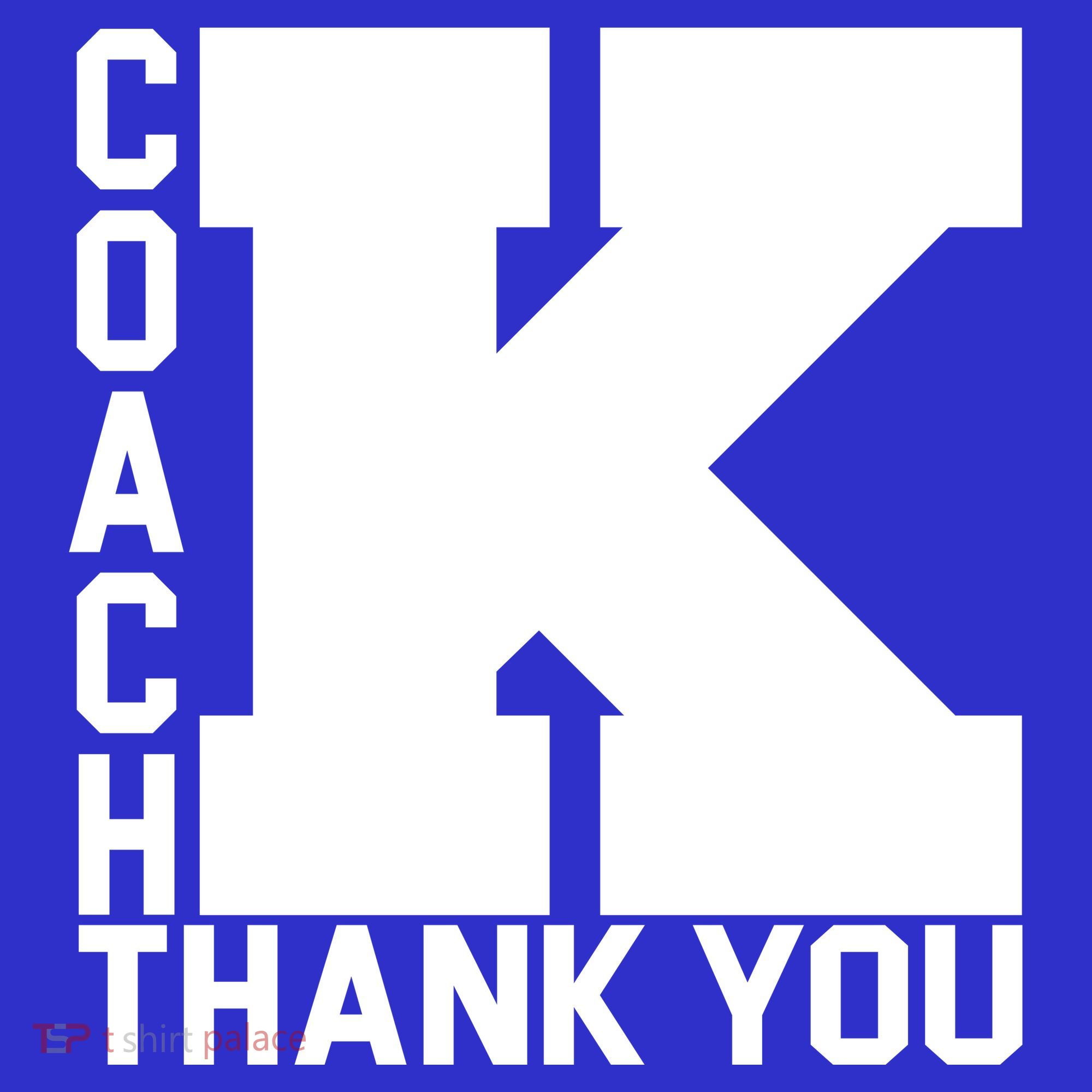 Coach K Thank You Visor