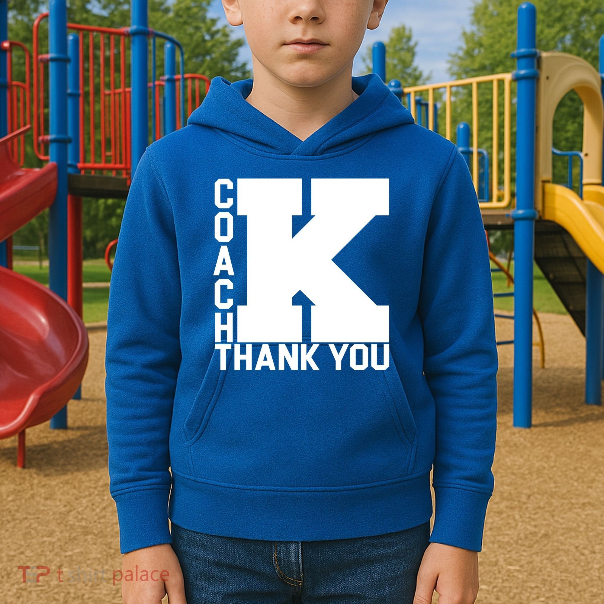Coach K Thank You Kids Hoodie