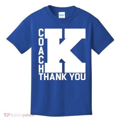 Coach K Thank You Kids T-Shirt
