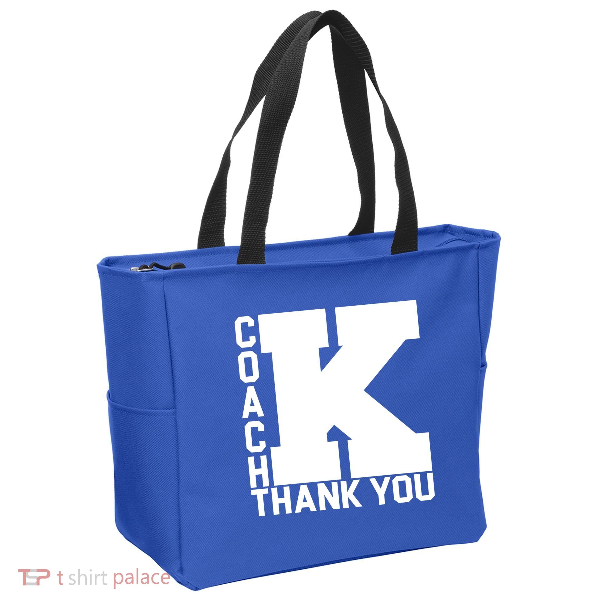 Coach K Thank You Tote Bag