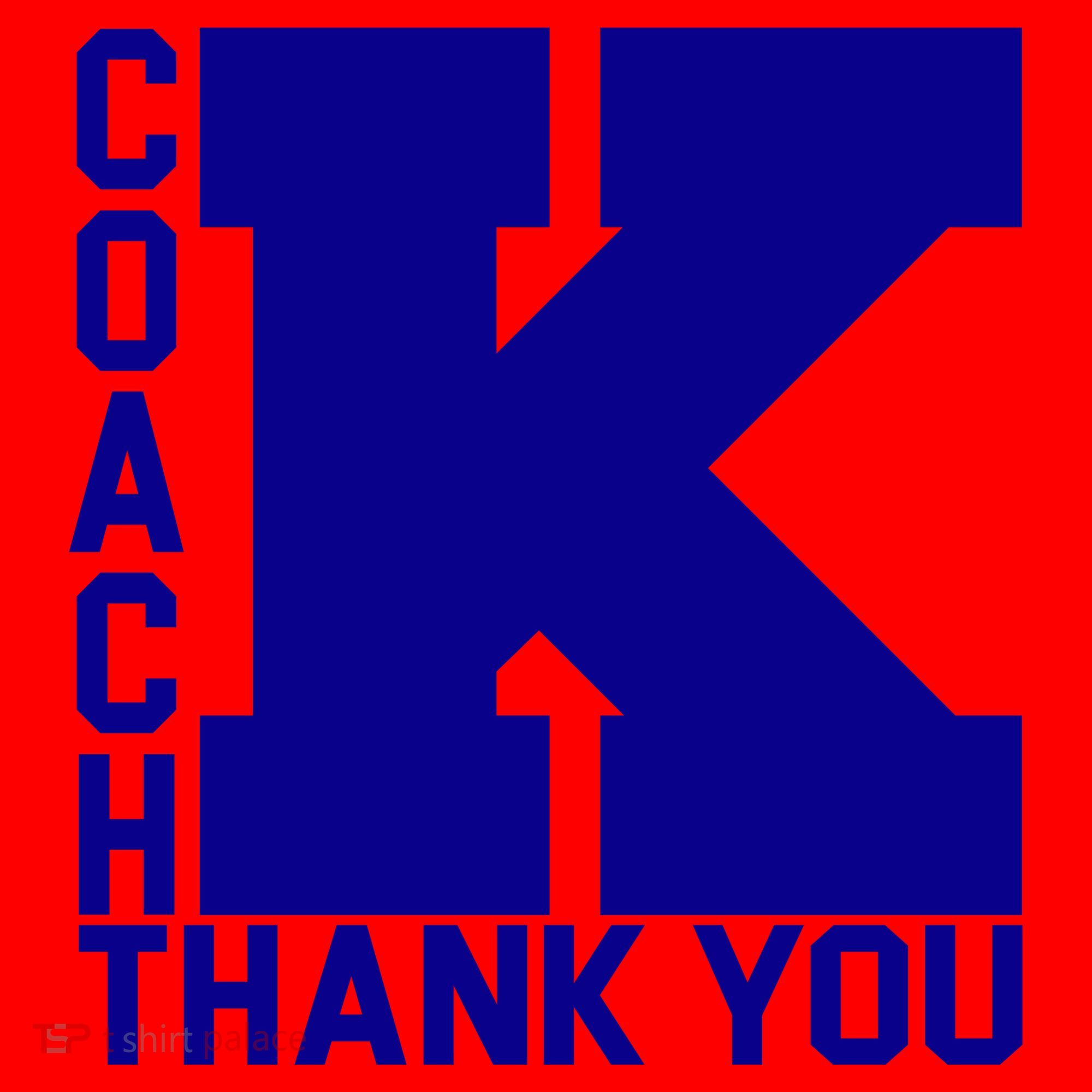 Coach K Thank You Santa Hat